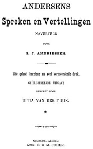 [Gutenberg 25580] • Andersens Sproken en vertellingen / Morgenrood